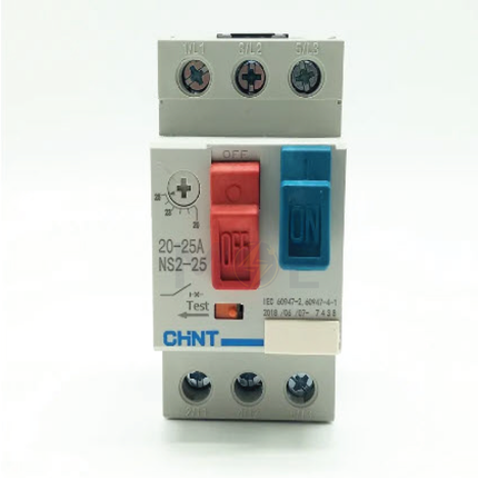 Chint Motor Starter NS2-25 20-25A | 511614 | دجنتور حراري - قاطع حماية حرارية