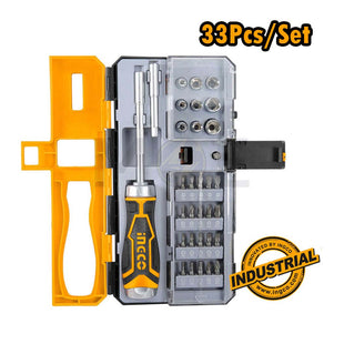 INGCO Screwdriver with Bits Set of 33Pcs HKSDB0338