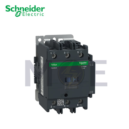 Schneider 80A (AC3), 125A (AC1),3P, 1N/O+1N/C, 220V AC,50Hz | SHNDR-LC1D80M5 | كونتكتور