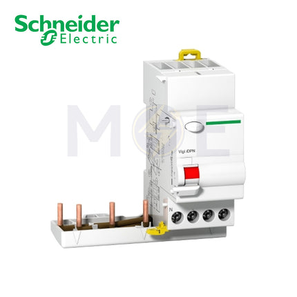 Schneider Acti9 Vigi iDPN 3P+N 25A 30mA AC | A9N21709 | دجنتور ديفرنسيال بلوك - قاطع كهرباء مع حماية تسريب الأرضي