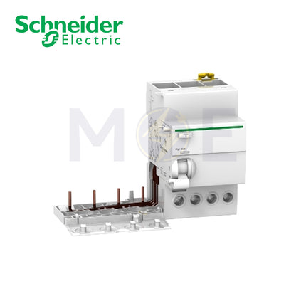 Schneider Acti9 Vigi iC60 4P 25A 30mA AC | A9V41425 | دجنتور ديفرنسيال بلوك - قاطع كهرباء مع حماية تسريب الأرضي