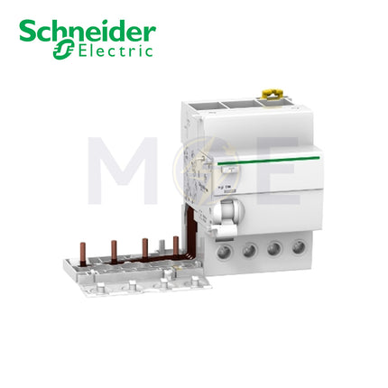 Schneider Acti9 Vigi iC60 4P 40A 30mA AC | A9V41440 | دجنتور ديفرنسيال بلوك - قاطع كهرباء مع حماية تسريب الأرضي