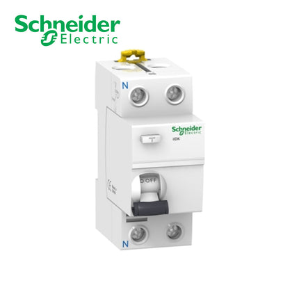Schneider Acti9 iIDK RCCB AC-Type (IEC61008) 2P 40A 300mA | A9R75240 | دجنتور ديفرنسيال - قاطع دفرنسيال