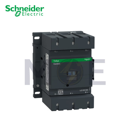 Schneider 150A (AC3), 200A (AC1),3P, 1NO + 1NC, 220V AC | SHNDR-LC1D150M7 | كونتكتور