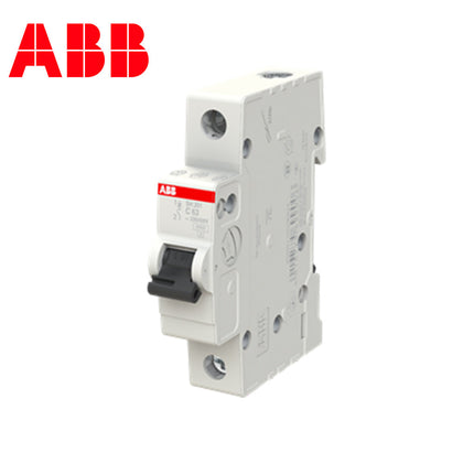 ABB MCB SH201 C63 1P 6kA 63A | 2CDS211001R0634 | دجنتور كهرباء مفرد - قاطع كهربائي