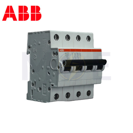 ABB MCB SH204 C63 4P 6kA 63A | 2CDS214001R0634 | دجنتور كهرباء ثلاثة فاز مع نتر - قاطع كهربائي رباعي