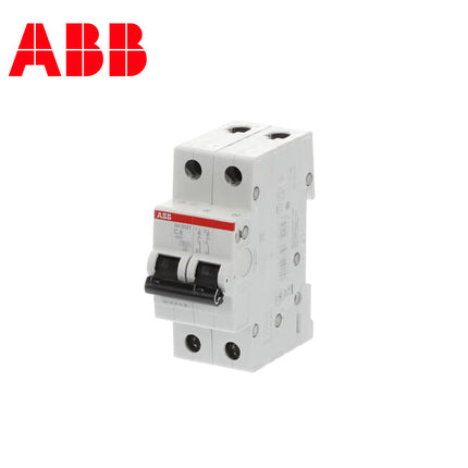 ABB MCB SH202T C6 2P 3kA 6A | 2CDS232001R0064 | دجنتور كهرباء مجوز - قاطع كهربائي