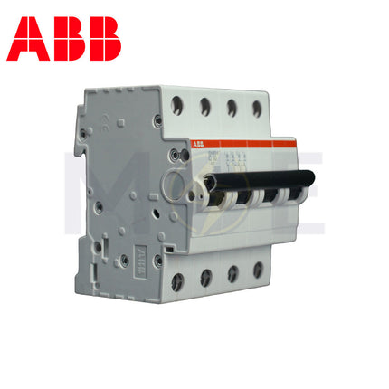 ABB MCB SH204T C10 4P 3kA 10A | 2CDS234001R0104 | دجنتور كهرباء ثلاثة فاز مع نتر - قاطع كهربائي رباعي