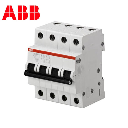 ABB MCB SH204T C16 4P 3kA 16A | 2CDS234001R0164 | دجنتور كهرباء ثلاثة فاز مع نتر - قاطع كهربائي رباعي