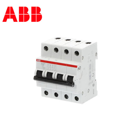 ABB MCB SH204T C40 4P 3kA 40A | 2CDS234001R0404 | دجنتور كهرباء ثلاثة فاز مع نتر - قاطع كهربائي رباعي