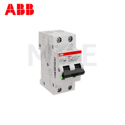 ABB RCBO DS201 C25 AC30 1P+N 30mA 25A | ABE-2CSR255040R1254 | دجنتور ديفرنسيال حماية مزدوجة - قاطع دفرنسيال مع حماية من الحمل الزائد