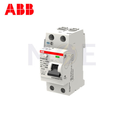 ABB RCCB FH202AC-40/0.03 2P 30mA 40A | ABE-2CSF202006R1400 | دجنتور ديفرنسيال - قاطع دفرنسيال