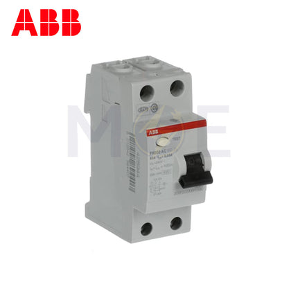 ABB RCCB FH202AC-63/0.03 2P 30mA 63A | ABE-2CSF202006R1630 | دجنتور ديفرنسيال - قاطع دفرنسيال