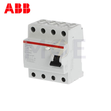 ABB RCCB FH204AC-40/0.3 4P 300mA 40A | ABE-2CSF204006R3400 | دجنتور ديفرنسيال - قاطع دفرنسيال