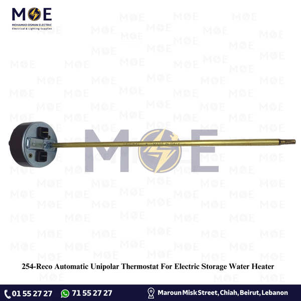 Reco Automatic Unipolar Thermostat For Electric Storage Water Heater | اوتوماتيك قازان
