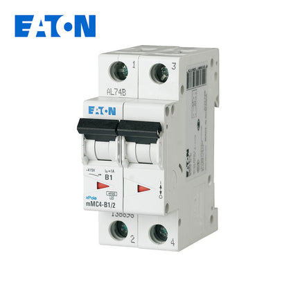 EATON MCB 2P B 4.5KA 40A | mMC4-B40/2 | دجنتور كهرباء مجوز - قاطع كهربائي