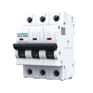 Hyundai MCB HGD63E 3KA 3P 20A | دجنتور كهرباء ثلاثة فاز
