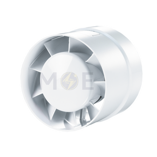 Vents Inline Duct Axial Exhaust Fan Round (15cm / 6") 24W | 150 VKO شفاط حمام بلاستيك مربع
