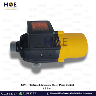 HydroGuard Automatic Water Pump Control 1.5 Bar | 1F-1M TP-2000 | جهاز تحكم تلقائي في ضغط مضخة المياه/ اوتوماتيك طرمبة ضغط