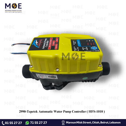 Tepetek Automatic Water Pump Controller | HFS-1010 | جهاز تحكم تلقائي في ضغط مضخة المياه/ اوتوماتيك/طابة ل طرمبة ضغط