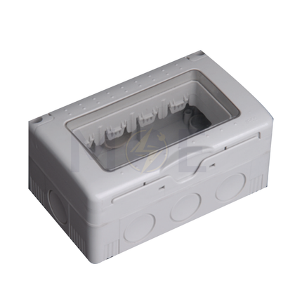 Lumitek IP55 Surface Mounting Box enclosure 4module | LK34004 | بوات ظاهر مطري