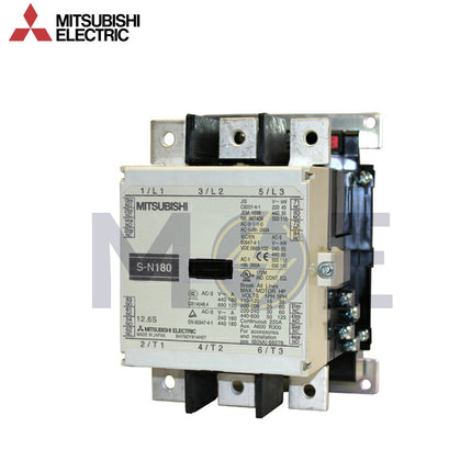 Mitsubishi SN180 AC-3P 2NO+2NC 180A (55kW) 220V | S-N180-180A | كونتكتور