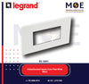 Legrand Arteor ItalianStandard Square Cover Plate White 4module | 011575030 | بلاك ابيض