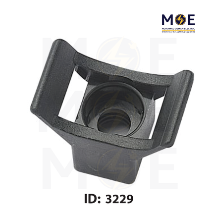 ELEMATIC CABLE Tie mount SUPPORT Black | 41041301 | قاعدة رباط اسفين عامود