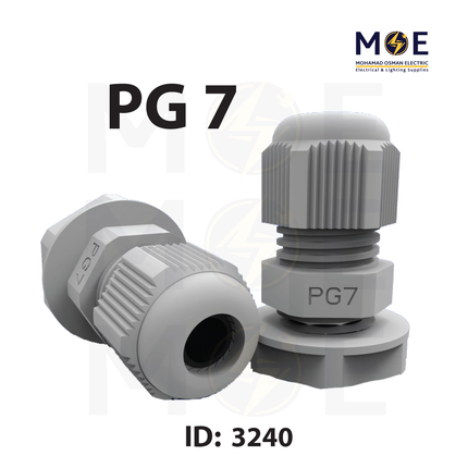 FORMA Cable Gland - PG7 ( 3mm - 6.5mm ) | 05PG07 | برس اتوب للكابل