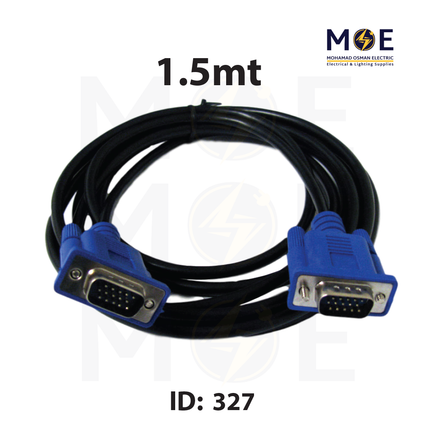 VGA Cable / Monitor Cable | VGA Male to VGA Male | 1.5mt | وصلة
