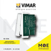 Vimar Plana name plate push button 1P NO 10A 250V white | 14050 | كباس جرس باسم ابیض فتحتان