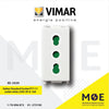 Vimar Plana Italian Standard Socket P17/ 11 outlet white 250V 2P+E 16A | 14203 | بريز امان ابيض