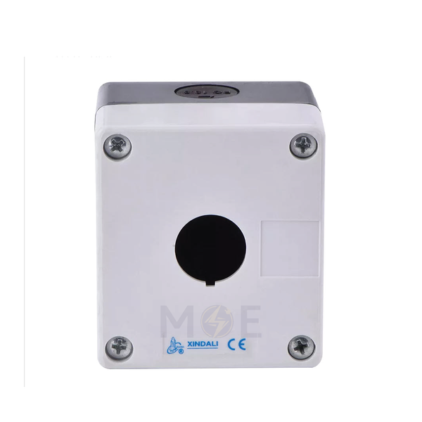 Xindali Control Box Push Button IP54 1Hole 22mm | LAY5-BEN01 BP01 BE01P CA-BX | علبة ظاهرة