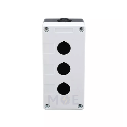 Xindali Control Box Push Button IP54 3Hole 22mm | LAY5-BP03 | علبة ظاهرة