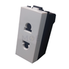G-TECH Euro American Socket/ Prise 2P 16A 1module | IS006.WH 20/300 | بريز امريكي اوروبي
