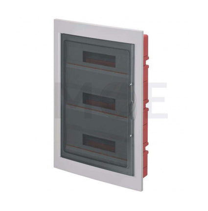 Elettrocanali IP40 Flush Mount Distribution Board Smoked Door Gray 430x618x80mm 3Rx18module 54module | EC-63054 G 1