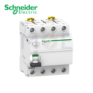 Schneider Acti9 iID RCCB AC-Type (IEC61008) 4P 63A 300mA | A9R44463 | دجنتور ديفرنسيال - قاطع دفرنسيال