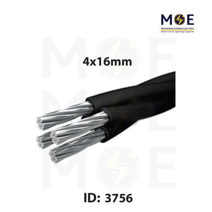Med Cable ABC Aluminum Cable ( Torsadé ) | EAXT 4x16mm | كابل المنيوم تورسدي