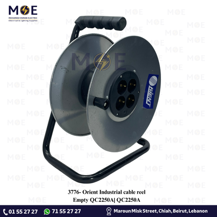Orient Industrial cable reel Empty QC2250A| QC2250A | بكرة صناعية فارغة
