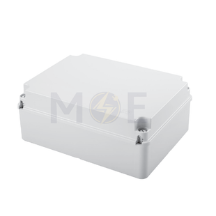 Orient Surface distribution mounting box Rectangle With Cable Gland 300x250x120mm | SM 400C8 | علبة مربعة ظاهرة مع جوان