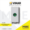 Vimar Plana TV Single Connection Socket Outlet Silver 40-862MHz | 14313.SL | بريز تلفزيون فضي