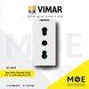 Vimar Neve Italian Standard Socket P17/ 11 outlet white 2P+E 16A | 9203 | بريز ايطالي امان مع ابيض