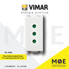 Vimar Plana Italian Standard Socket P11 outlet white 250V 2P+E 10A | 14201 | بريز امان ابيض