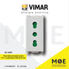 Vimar Plana Italian Standard Socket P17/ 11 outlet Silver 250V 2P+E 16A | 14203.SL | بريز امان فضي