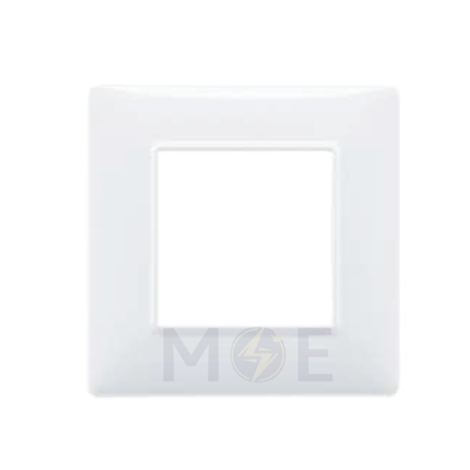 Vimar Neve Cover Plate 2module White | 9642.01 | بلاك بلاستيك ابيض