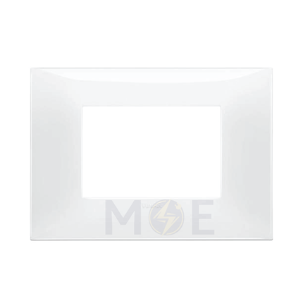 Vimar Neve Cover Plate 3module White | 9653.01 | بلاك بلاستيك ابيض