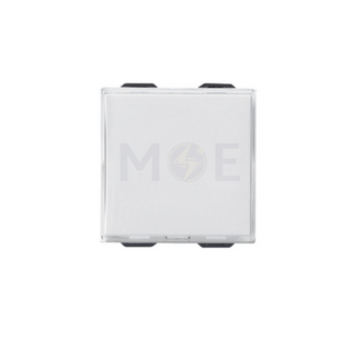 Vimar Neve name Plate push button white 1P NO 10A | 09050 كباس جرس باسم فتحتان ابيض