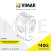 Vimar Neve EDP Data Socket Connector RJ45 cat5e Netsafe UTP outlet white | 09338.9-H09338.9.01 | بريز داتا ابيض