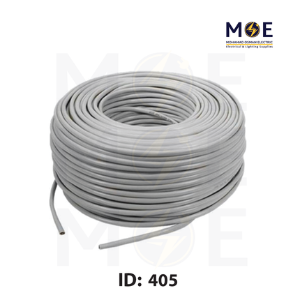 3M CORNING network cable pvc Gray UTP CAT6 305mt | vol6up4305 | كابل نتوورك رمادي