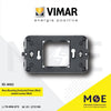 Vimar Neve Mounting Horizontal Frame 2module central+screws 3module | 09606 | شاسي مثلثة فتحتان
